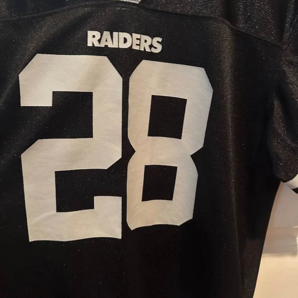 NFL Youth RAIDER Jersey #28 Size XL (16.18)
